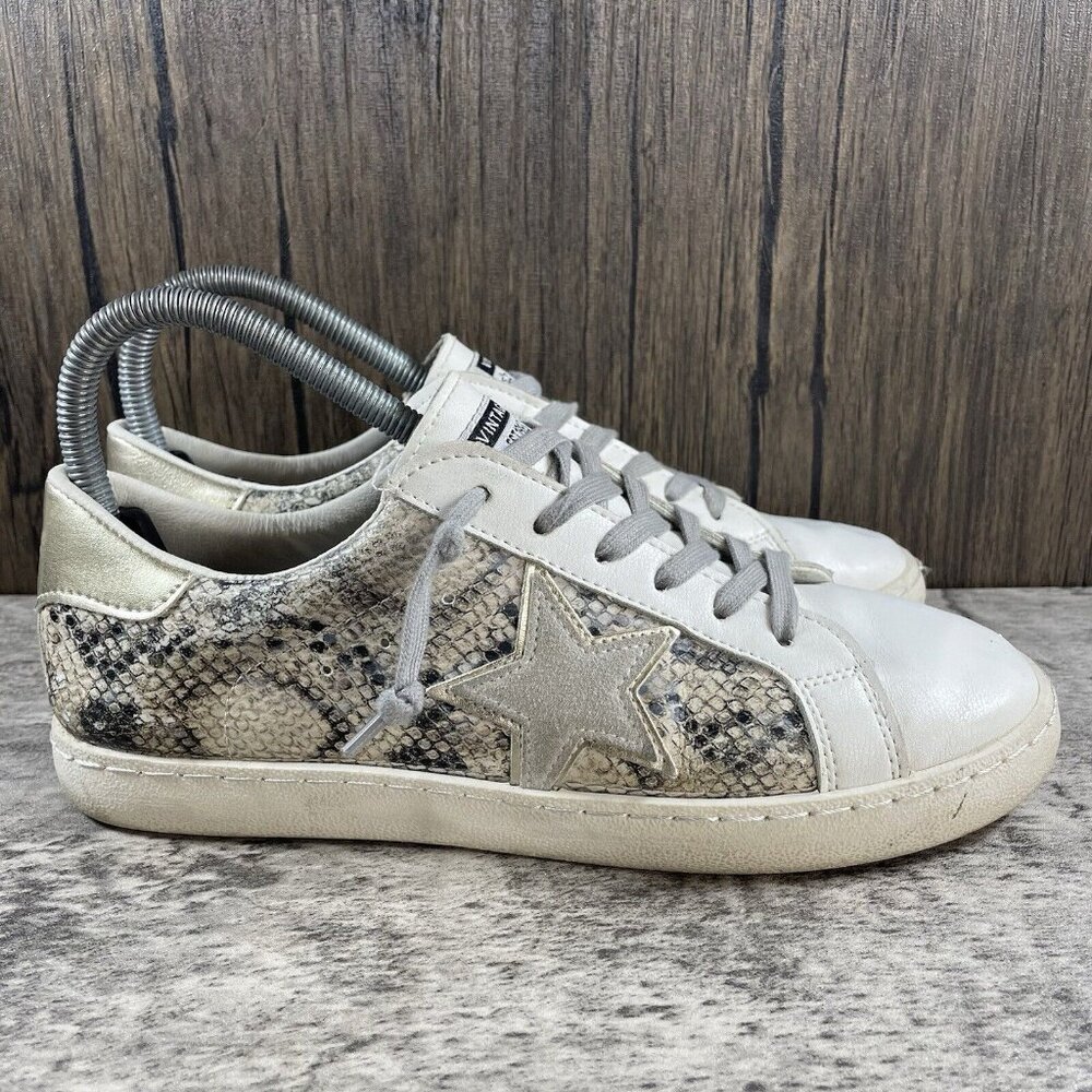 Vintage Havana Bianca Gold Snake Multi Fashion Sneakers Women Size 7.5 Shoes - Picture 3 of 10